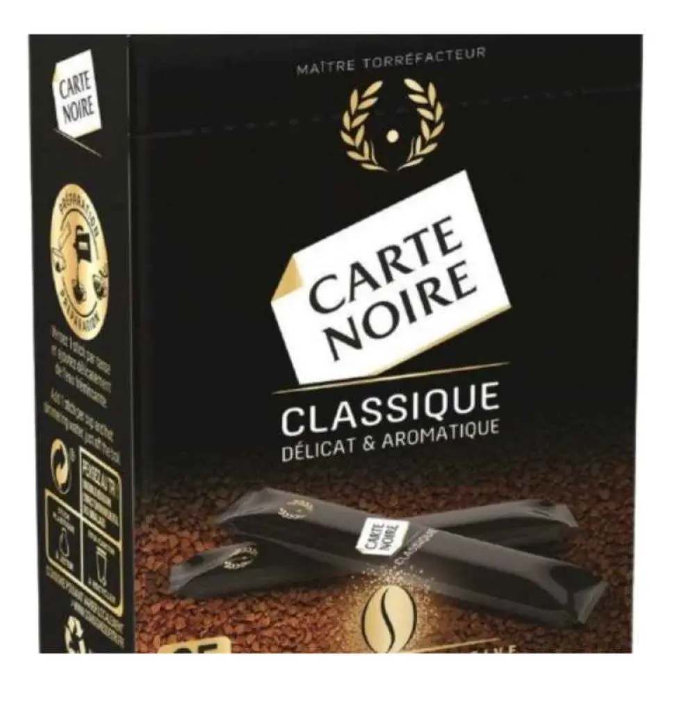 Café CARTE NOIRE CLASSIQUE 25 sticks