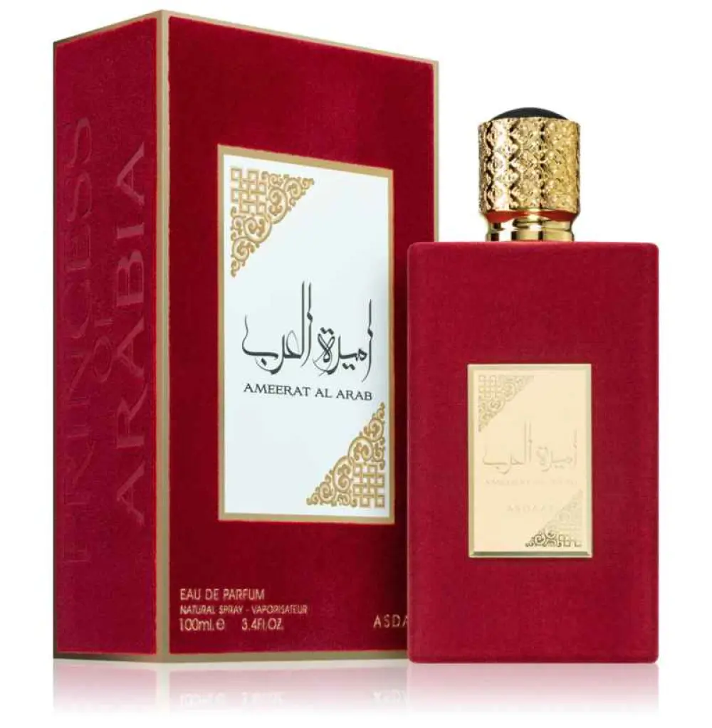 Parfum Ameerat Al Arab d'Asdaaf, une eau de parfum orientale pour femme.