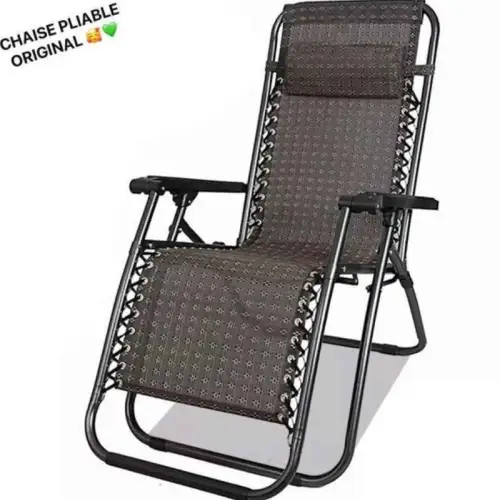 Chaise Pliante et Inclinable - 154 x 65 x 82,5 cm