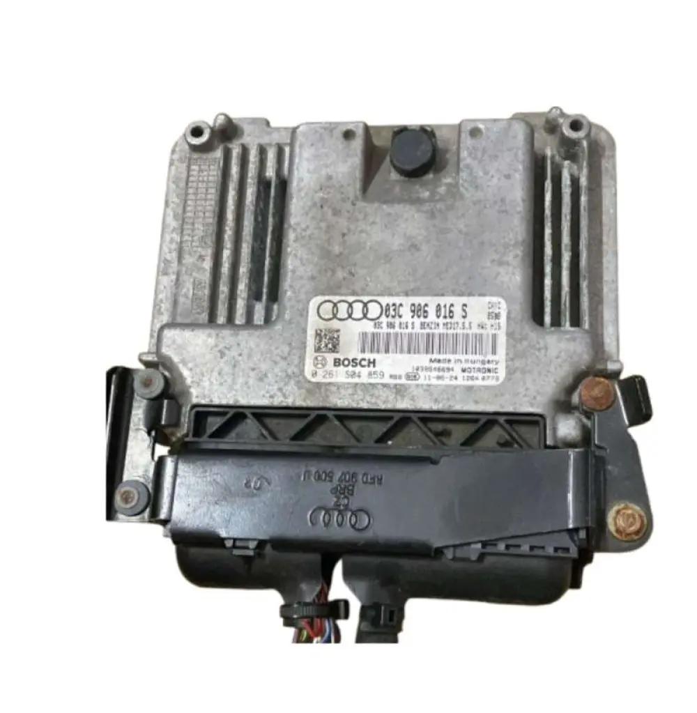 CALCULATEUR MOTEUR AUDI A3 1.4 TFSI BOSCH 0 261 S04 859, 0261S04859, 03C 906 016 S, 03C906016S, MED17.5.5