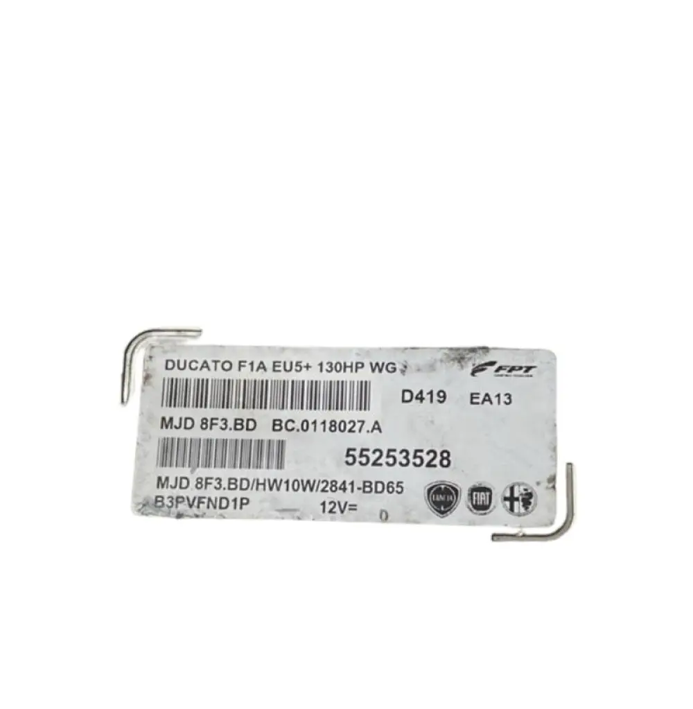 CALCULATEUR MOTEUR FIAT DUCATO 2.3 130 HP MAGNETI MARELLI MJD 8F3.BD, MJD8F3BD, 55253528