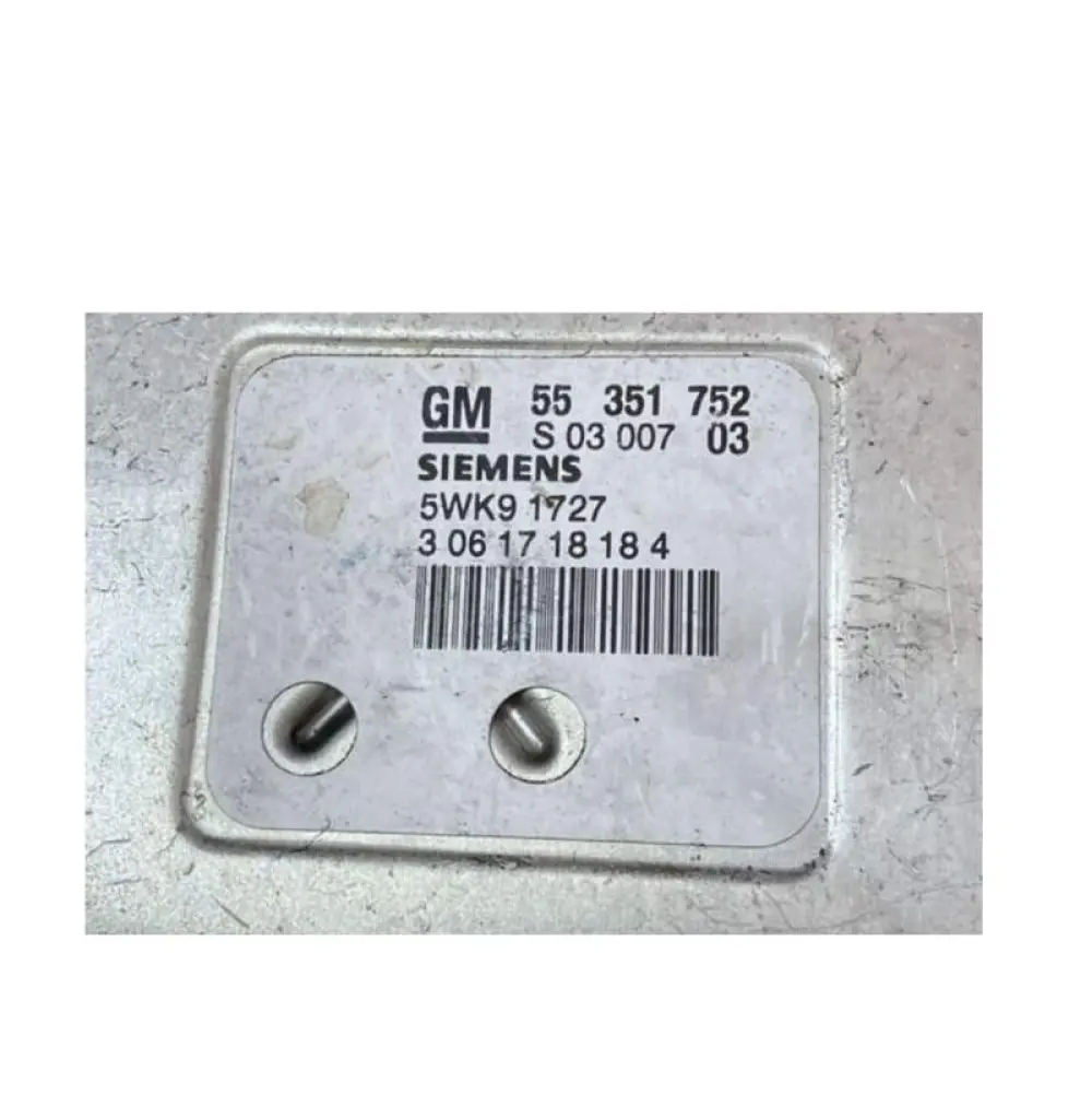 Calculateur moteur OPEL ZAFIRA 55351752 5WK91727