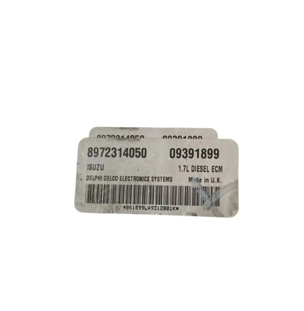 CALCULATEUR MOTEUR OPEL ASTRA ISUZU 8972314050, DELPHI DELCO