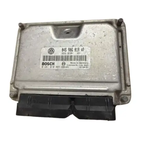 VW VOLKSWAGEN POLO 1.4 TDI AMF 045906019AP, 045 906 019 AP, BOSCH 0 281 010 865, 0281010865, DIESEL EDC15P+ 1554 CALCULATEUR MOTEUR 