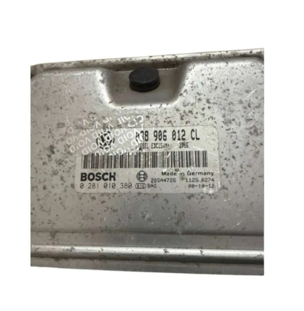 Skoda Octavia 1.9 TDI 038906012CL, 038 906 012 CL, Bosch 0281010380, 0 281 010 380 Calculateur moteur