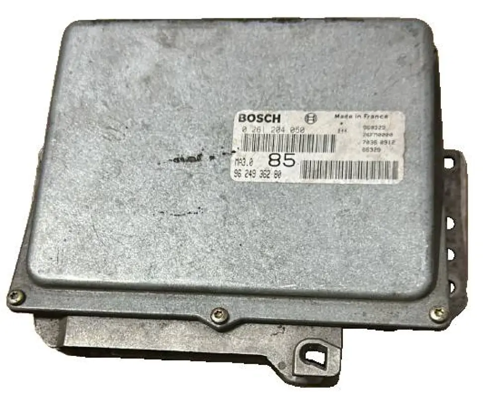 CALCULATEUR MOTEUR CITROEN AX PEUGEOT 106 1.0 BOSCH 0 261 204 050, 0261204050, 96 249 362 80, 9624936280