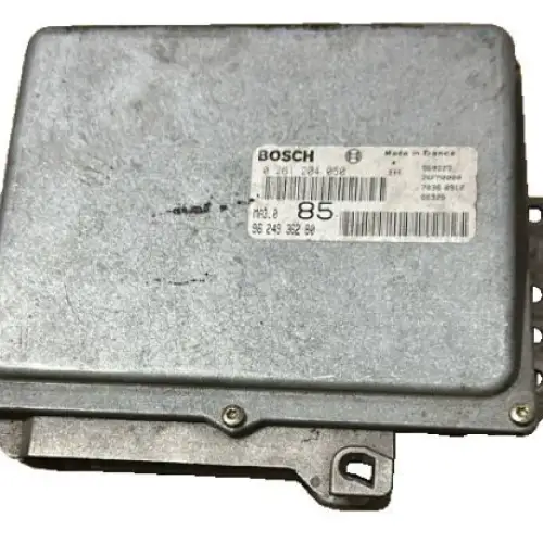 CALCULATEUR MOTEUR CITROEN AX PEUGEOT 106 1.0 BOSCH 0 261 204 050, 0261204050, 96 249 362 80, 9624936280
