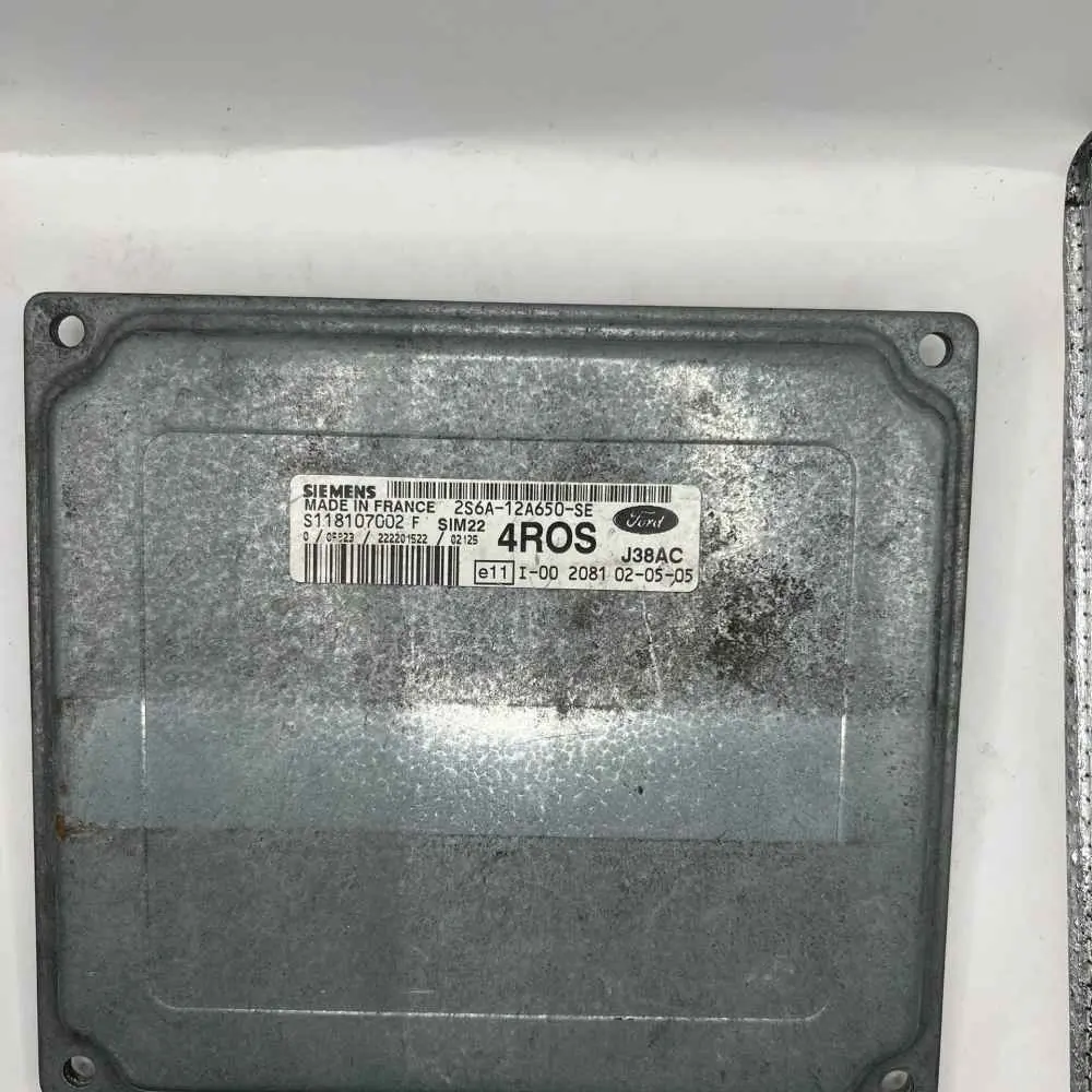 FORD FIESTA 1.4 SIEMENS S118107002 F, S118107002F, 2S6A-12A650-SE, 2S6A12A650SE, 4ROS, SIM22