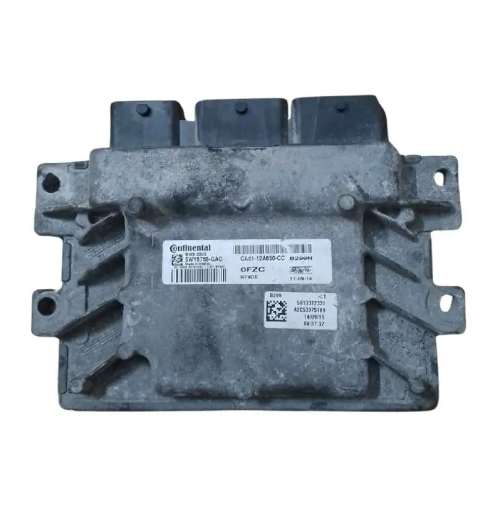 Calculateur moteur Ford Fiesta 2012-2014 1.6L ECU ECM PCM CA61-12A650-CC 5WY8768-GAC B299N OFZC Continental