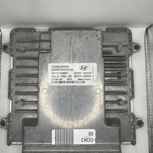 Hyundai Sonata 2015-2017 ECU ECM OEM 39101-2GGK3 391112GGK3 A2C1217640001 Calculateur moteur  