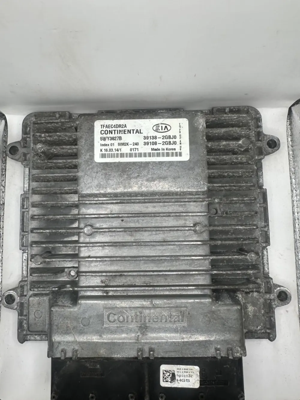 Calculateur moteur kIA optima  2.4L, Année 2014-2015 39138-2GBJ0, 391082GBJ0, 5WY3627B