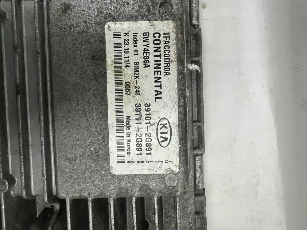 Calculateur moteur kIA optima 2011-2013 39101-2G891 391112G891 5WY4E86A