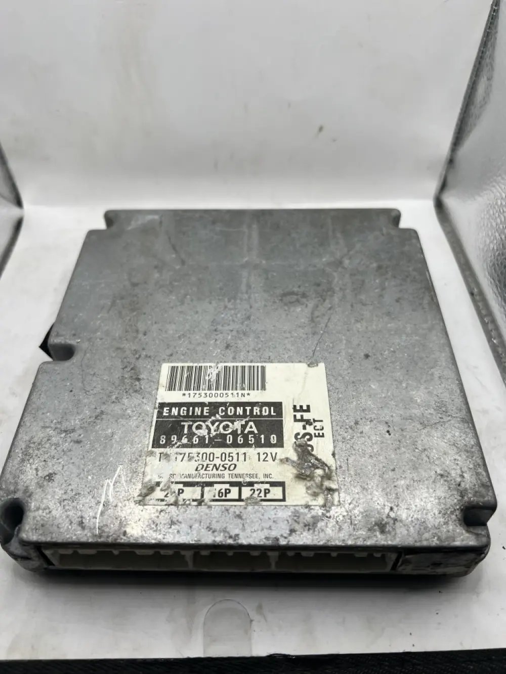 Module de commande du moteur ECM ECU, OEM, pour Toyota Corolla, 2000, 89661-06510