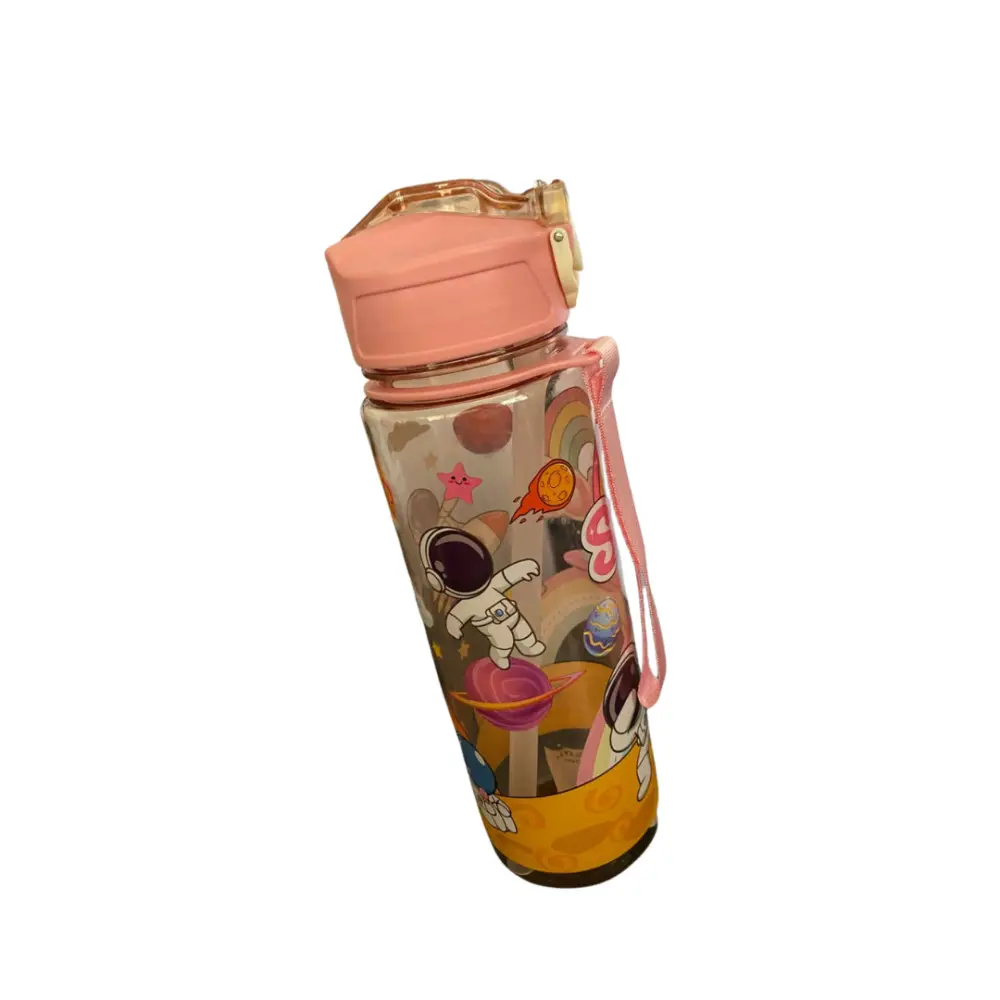 Une gourde pour enfant avec un motif sur le thème de l'espace, Gourde Espace MS212-650