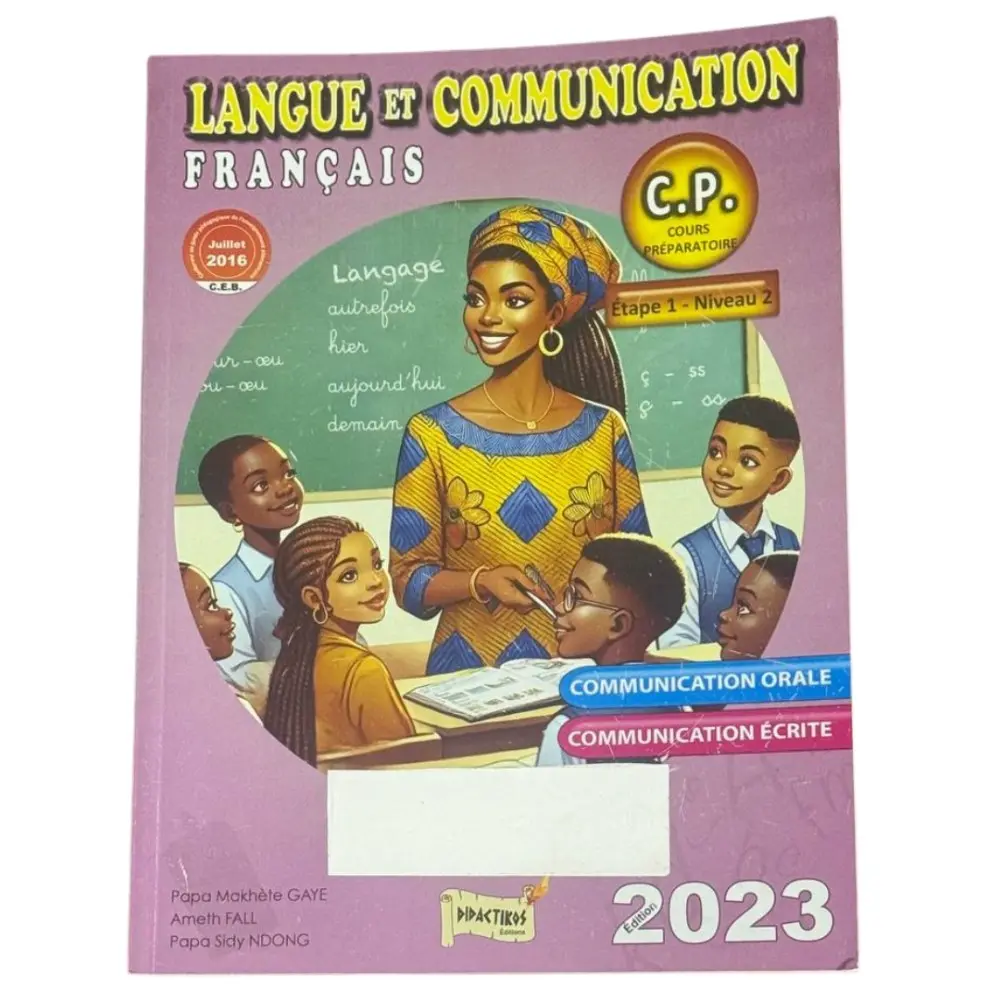 Livres Didactikos Langue & Communication  CP