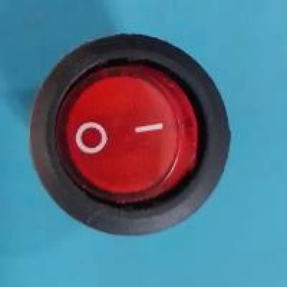 Interrupteur à bascule à voyant rouge 10A