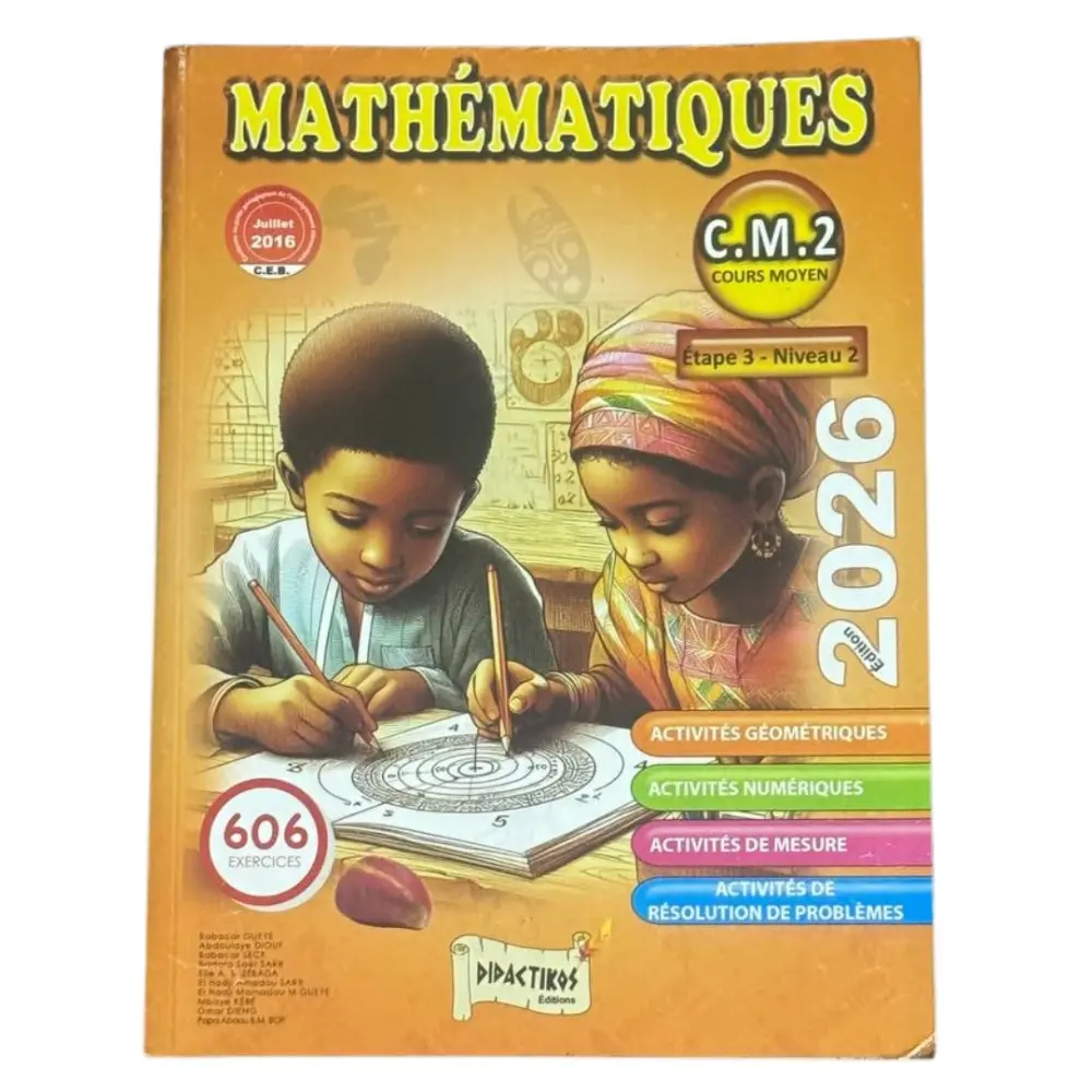 Livres Didactikos Mathématique  CM2