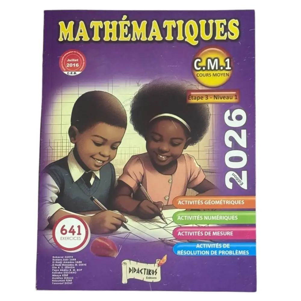 Livres Didactikos Mathématique  CM1
