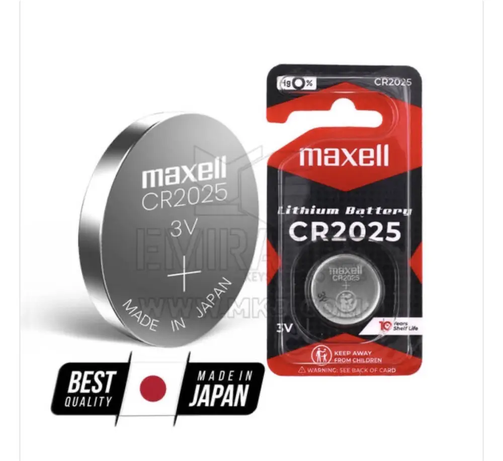 Carte de piles universelles Maxell CR2025 (emballage 1 pièce)