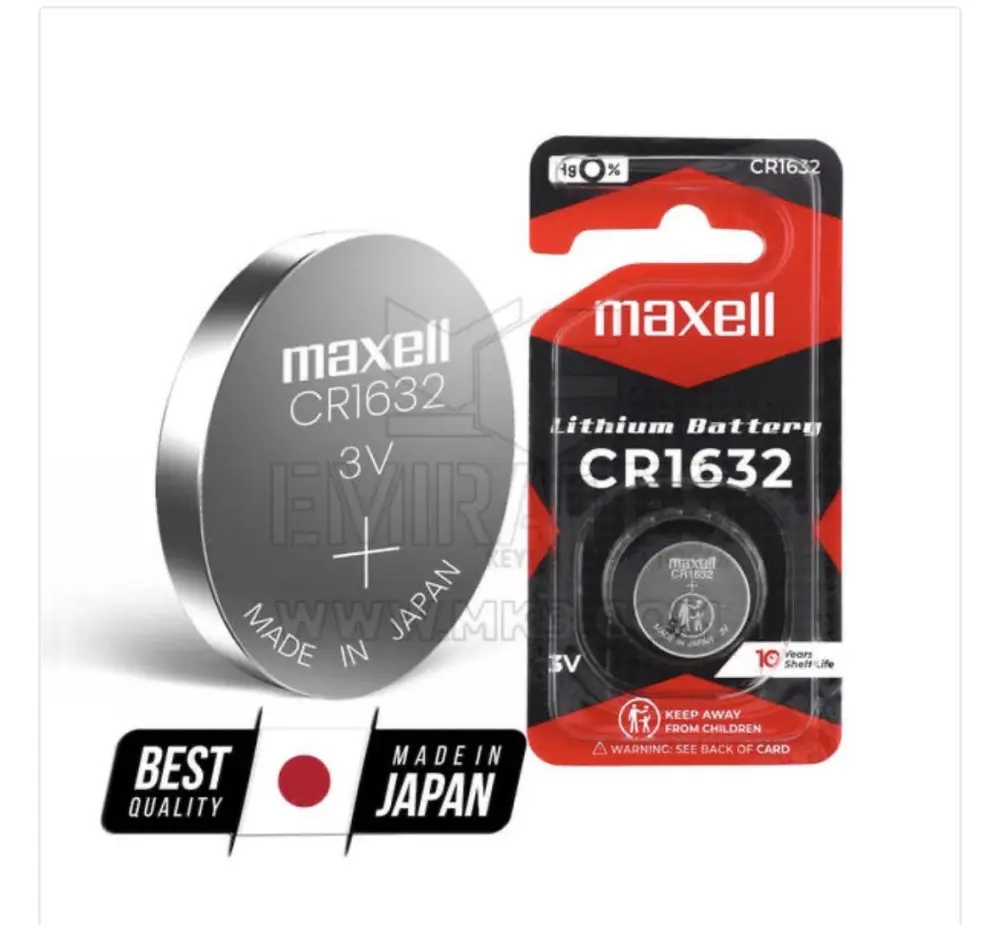Carte de piles universelles Maxell CR1632 (emballage 1 pièce