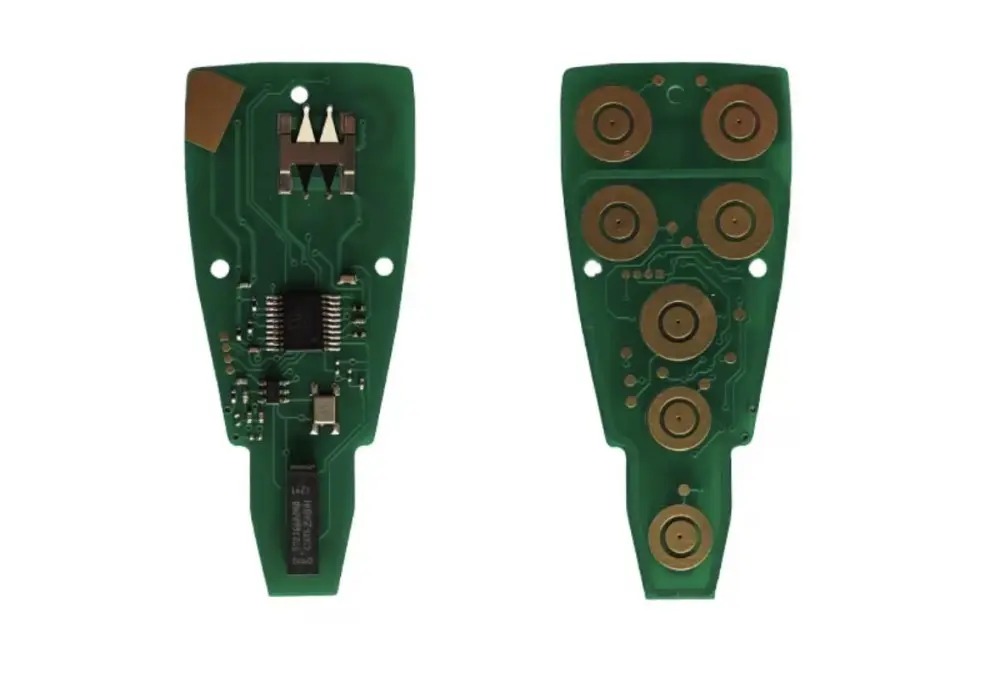 Clé de voiture intelligente Jeep 3 boutons 433 MHz avec puce PCF7941 ID46 – Télécommande Smart Key compatible Chrysler, Dodge et Jeep
