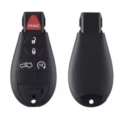 Clé de voiture 5 Boutons Avec Puce ID46Chip 433mhz Chrysler 300C Dodge Jeep Télécommande télécommande jeep
