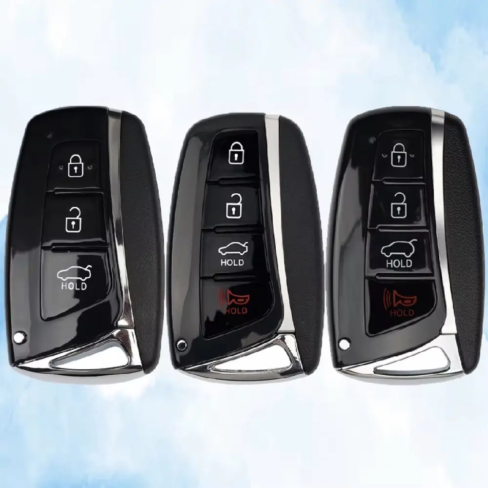 SZMAISHI 4 boutons coffre 433MHZ KK12 lame de clé télécommande clé de voiture pour HyundaiSY5DHFNA433 95440-B1200/B1210 clé de véhicule