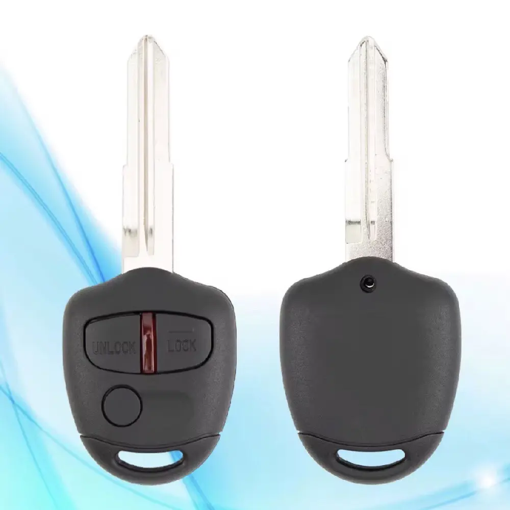 Clé de télécommande droite à 3 boutons MS 433mhz avec puce 46 pour MITSUBISHI véhicule remplacement fob ro usine télécommande clé