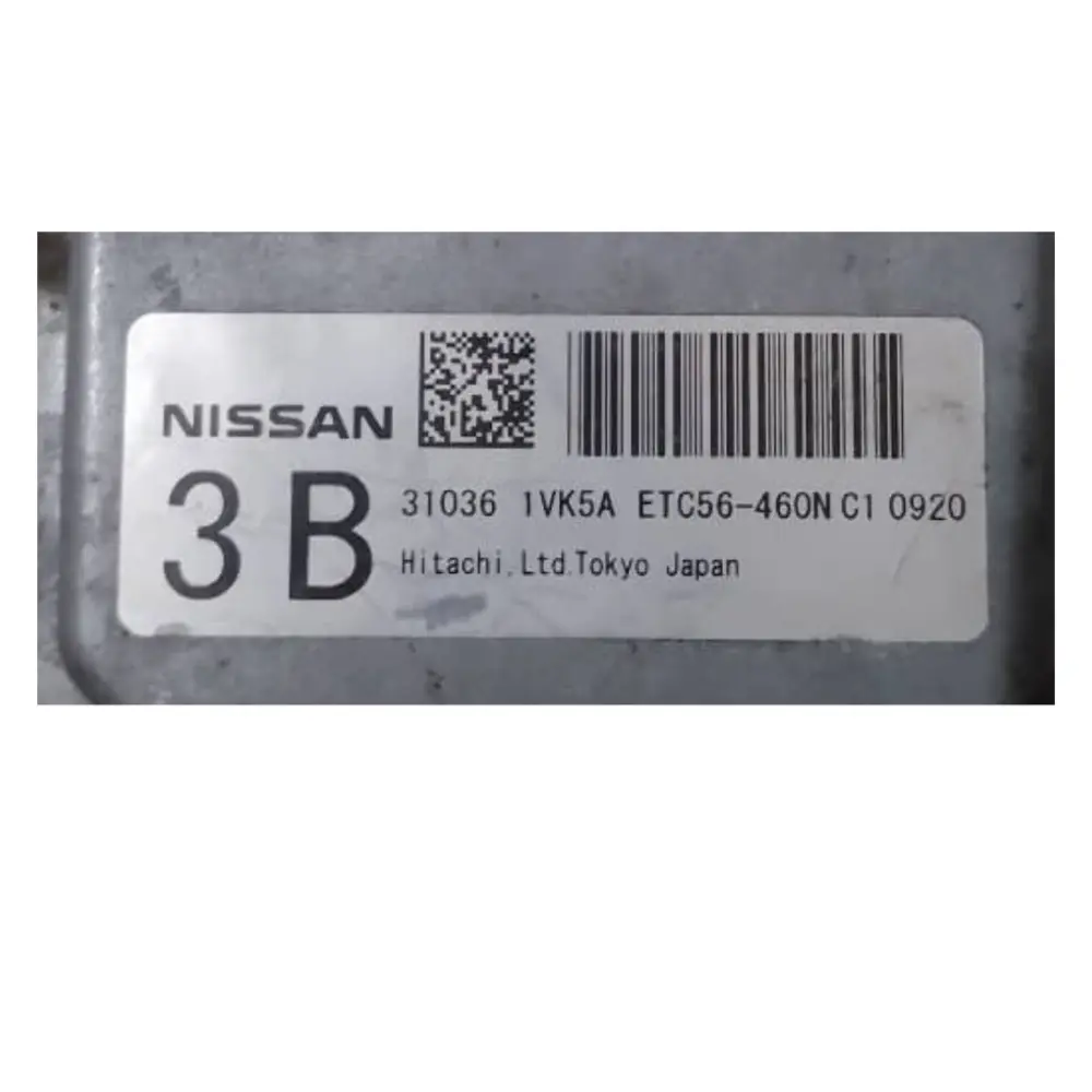 MODULE DE COMMANDE DE TRANSMISSION NISSAN ROGUE 2011 2.5L TCM TCU OEM 31036 1VK5A ETC56-460N 0920 (3B) HITACHI