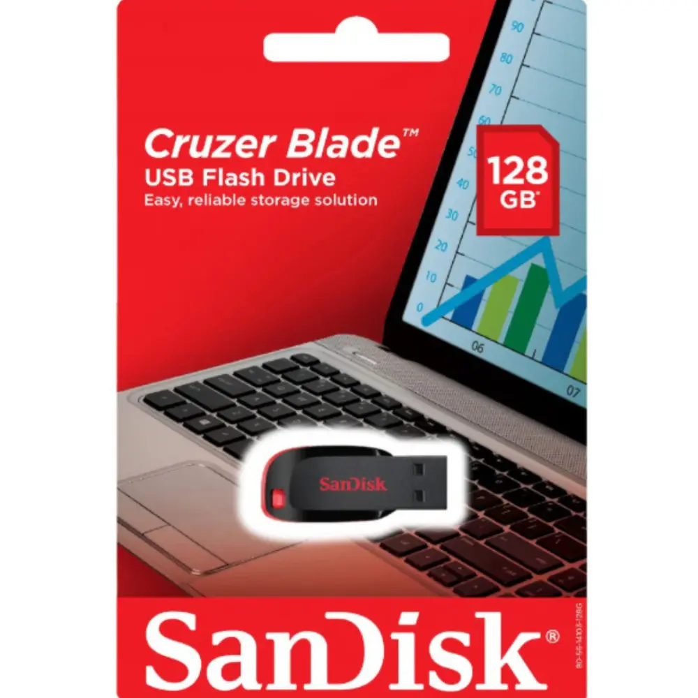SanDisk Cruzer Blade USB 2.0 128Gb Clé USB