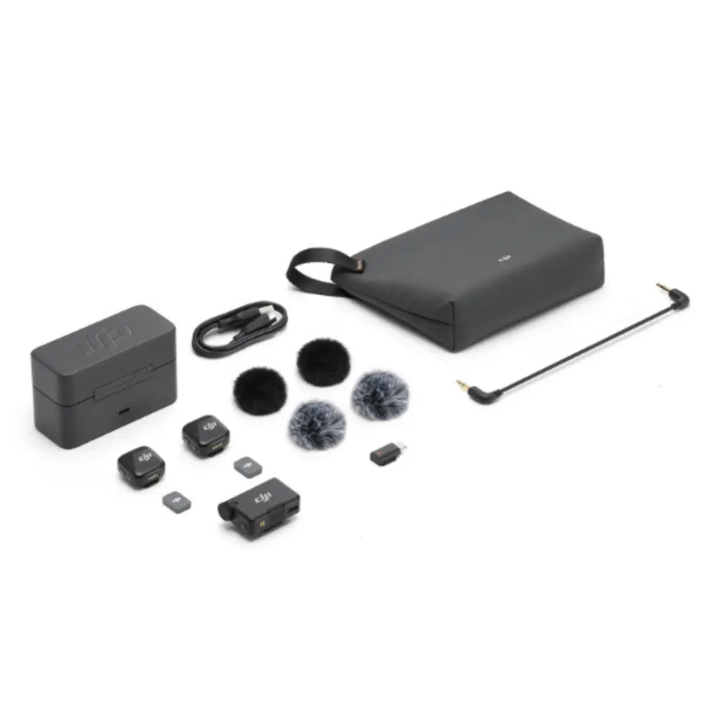 Microphone compact DJI Mic Mini (2 TX + 1 RX + Charging Case)