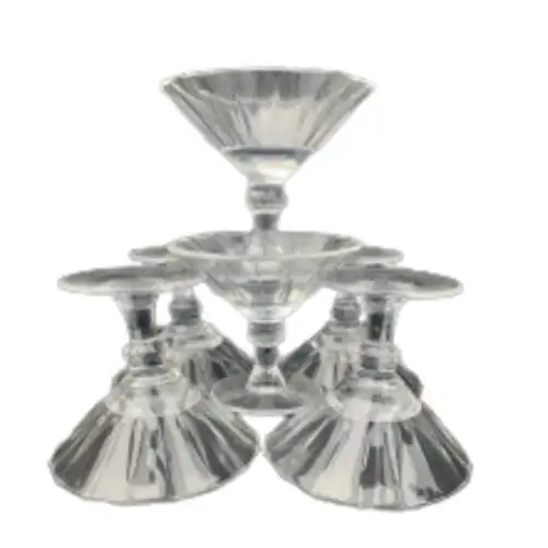 Paquet de 6 tasses en verre