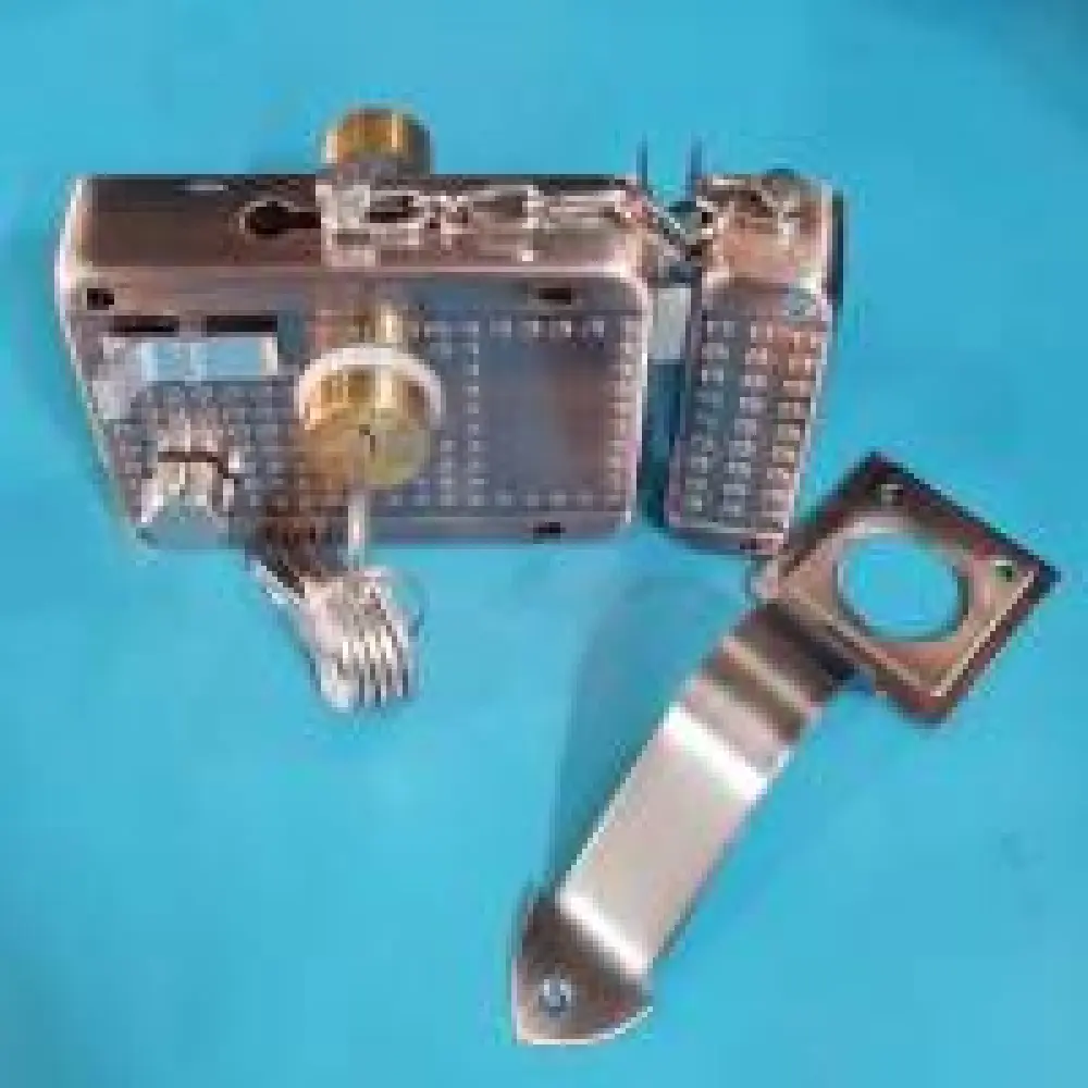 Serrure vachette pour porte 6 clés