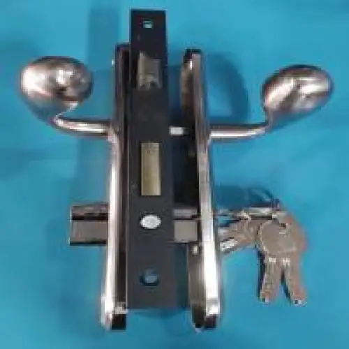 Serrure de sureté avec poignée de porte LENG