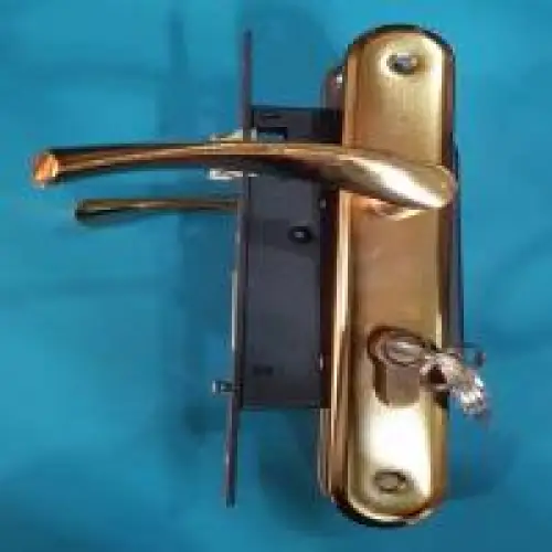 Serrure de sureté pour porte avec poignée de porte'